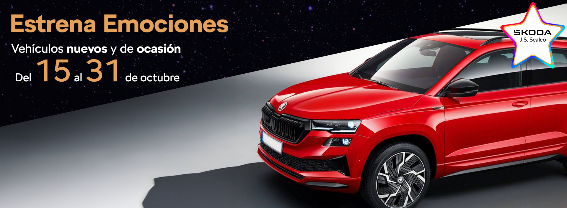 Estrena emociones Skoda banner